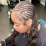 Individual braids or knot less braids takedown