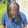 Loc retwist (neck to shoulder length)