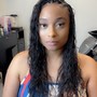 sewing on a lace frontal piece