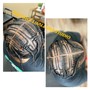 Designer Braids Male Bun