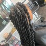 Goddess Knotless Braids-sm/med