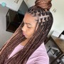 Medium Traditional box braids