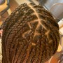 Medium Traditional box braids