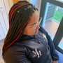 Medium Traditional box braids