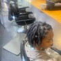 Invisible loc braids