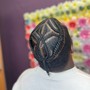 Man styles include scalp braids, twist and braids