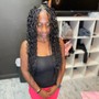 Boho/goddess Knotless box braids