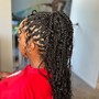 Kid's Braids in front knotless in back ( hair included)