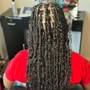 Island Twists waist length medium