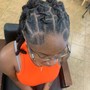 Knotless box braids