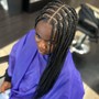 Medium Knotless Braids