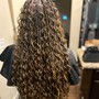 Clip ins install with natural leave out