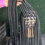 Large knotless Box Braids