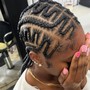 Large knotless Box Braids