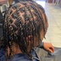 Natural Hair Two Strand Twist (not locs)