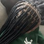 Fulani braids medium