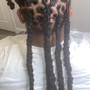 Box Braids over Locs