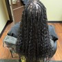 Mid-back Boho knotless  Braids