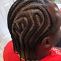 Men Cornrows w/ Designs