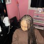 6  stitch braids down