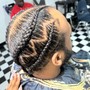 6 stitch braids (Natural Hair)