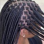 Small knottless box Braids