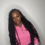 Medium individual crochet knotless Braids