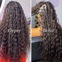 Natural hair cornrows braids (no extensions)