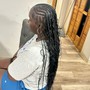 medium knotless braids