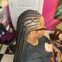 medium knotless braids