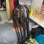 Half Up Half Down Braids Small