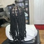 Braiding hair ombre