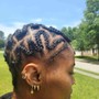 Micro-braids w/ own hair