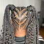 Large Knotless Braids