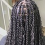 Knotless Senegalese (mid back)