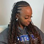 Medium Buttlengthed Knotless Braids