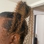 Island twist w curls