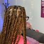 Medium Part Braids