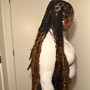 Retwist & Style (w/ hair added)