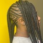 Large Knotless Braids