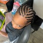 Large Knotless Braids