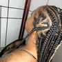 2-4 Straight Back Braids