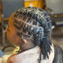 Kid's(12&under) Loc Retwist(short)