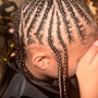 Man/boy cornrows