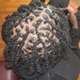 Adult Locs Half Of Head