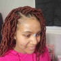 Flat Twist with Curls