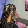 Large Part Knotless Braids