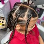 Kid's Feed In/ Knotless Braids