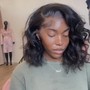 Closure wig install