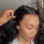 Closure wig install